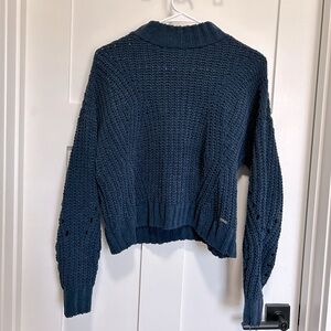Hollister mock neck crop sweater